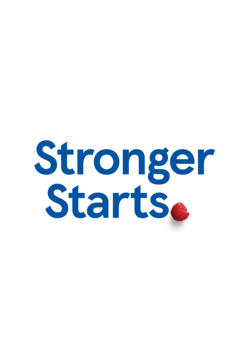 Tesco's Stronger Starts Logo